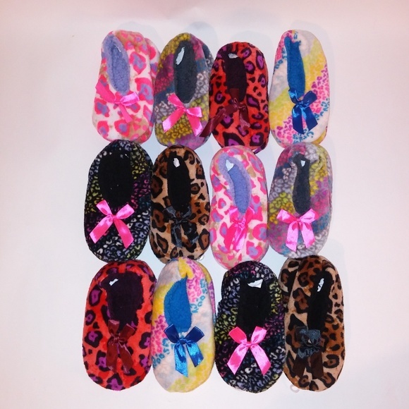Set of 12 Slipper Socks 3- Size M/L (8,9,10) 9-Siz - Picture 1 of 8